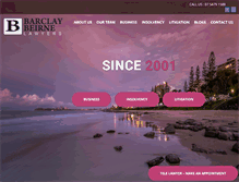 Tablet Screenshot of bblaw.com.au